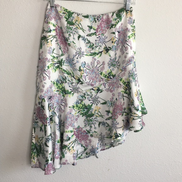 Foxiedox Dresses & Skirts - Foxiedox Asymmetrical Floral Skirt